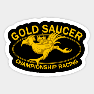 Gold Saucer Championship Racing Sticker